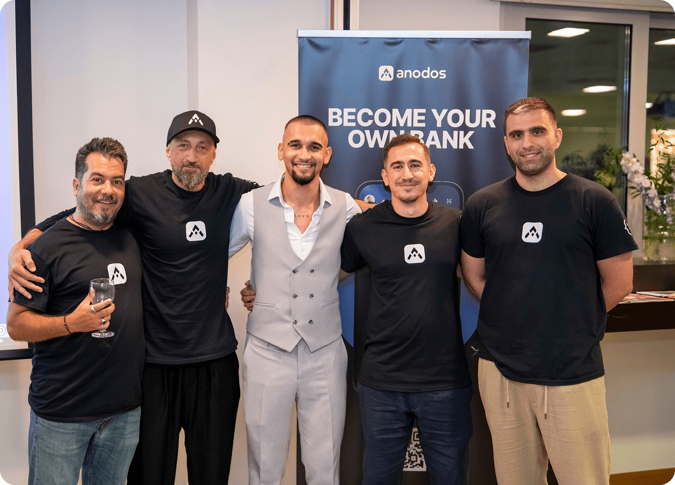 The Anodos Team at an event